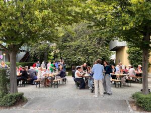 Lesungen und Sommersfest im Thurgauer Literaturhaus in der Schweiz.
